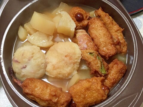 大根は干して染みる！おでん風☆大根の煮物